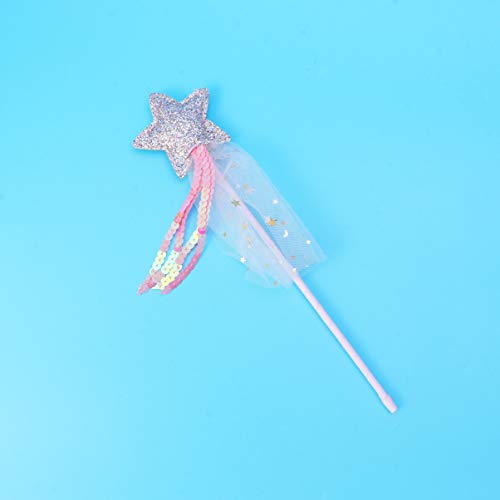 Amosfun varitas de Hadas para niñas Varita mágica Estrella Mini varitas de Princesa para niñas Accesorios de Disfraces Accesorios de Fiesta