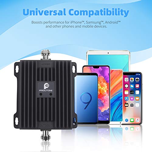 Amplificador de Señal Móvil Señal LTE 4G para Rurales, Urbanas, Casa, Oficina - Amplificador de Cobertura Móvil de 800MHz 2600MHz - Admite Todos los Teléfonos Móviles