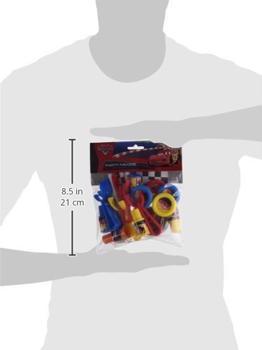 amscan 996006 - Juego de Regalos para Fiestas con diseño de Cars (24 Piezas)