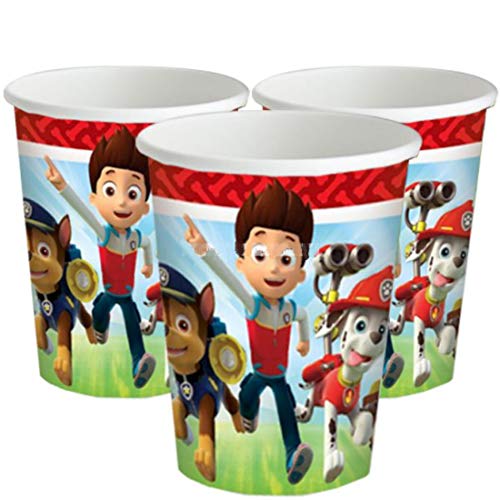 Amscan International 999135, Vasos para fiestas Patrulla Canina, 8 unidades