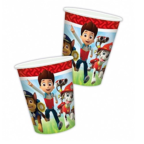 Amscan International 999135, Vasos para fiestas Patrulla Canina, 8 unidades