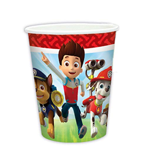 Amscan International 999135, Vasos para fiestas Patrulla Canina, 8 unidades