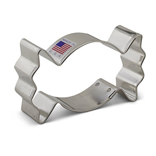 Ann Clark Cookie Cutters Cortador de galletas caramelo/chicle de Halloween con envoltorio - 9,5 cm