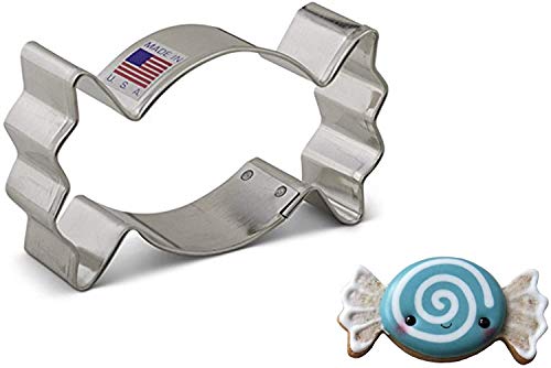 Ann Clark Cookie Cutters Cortador de galletas caramelo/chicle de Halloween con envoltorio - 9,5 cm