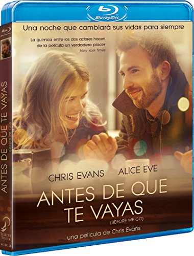 Antes De Que Te Vayas Blu-Ray [Blu-ray]