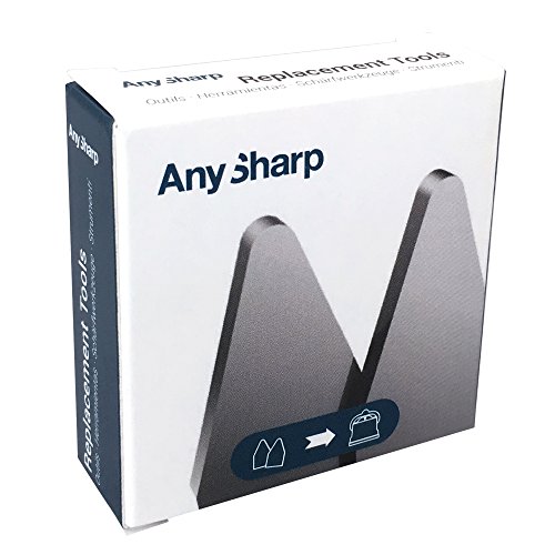 AnySharp - Herramientas de afilar de repuesto para afilador de cuchillos con ventosa