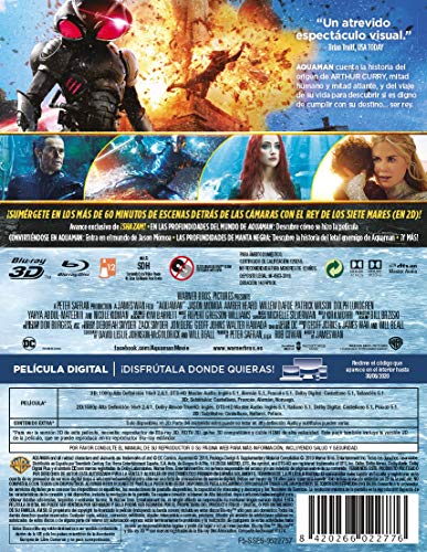 Aquaman Blu-Ray 3d + 2d Digibook [Blu-ray]