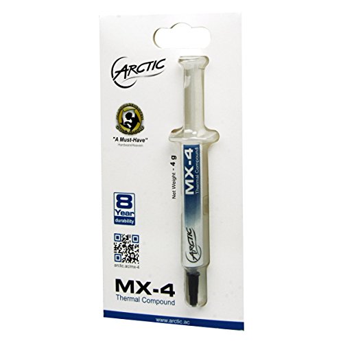 Arctic MX-4 – Compuesto térmico de micropartículas de carbono, pasta térmica para cualquier ventilador de CPU - 4 gramos