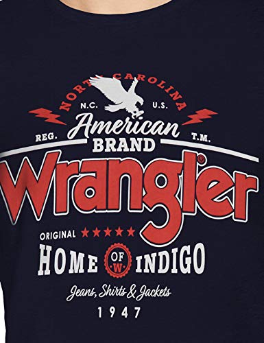 Arizona Stretch El Camino Americana Logo Te Camiseta, Azul (Navy K35), Small para Hombre