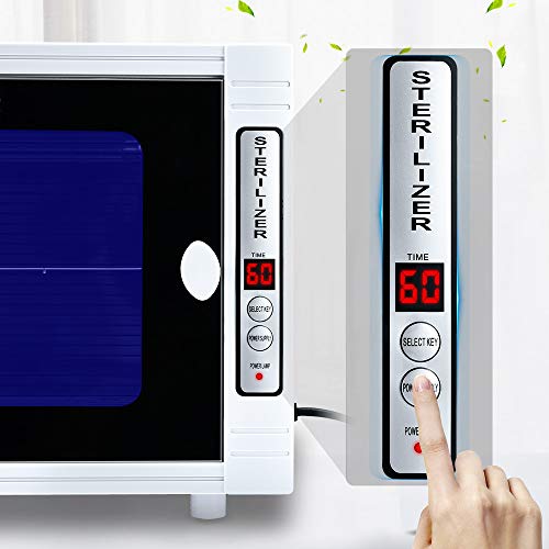 Armario de desinfección UV, TOPQSC Caja desinfectante ultravioleta de acero inoxidable para esterilizador médico para gabinete de esterilizador de salón