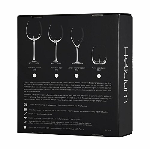 Arnaud Baratte Helicium - Estuche con dos copas especial para cata de vino