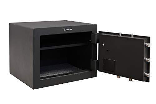Arregui 15000C Caja Fuerte con Blindaje Anti-taladro, Negro