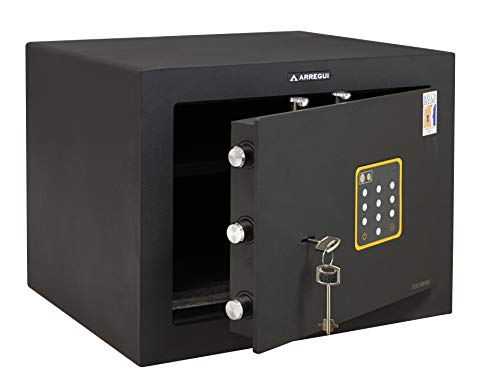 Arregui 15000C Caja Fuerte con Blindaje Anti-taladro, Negro