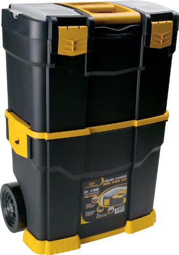 Art Plast 6700R caja de herramientas - cajas de herramientas (46 cm, 28 cm, 66,5 cm) Negro, Naranja