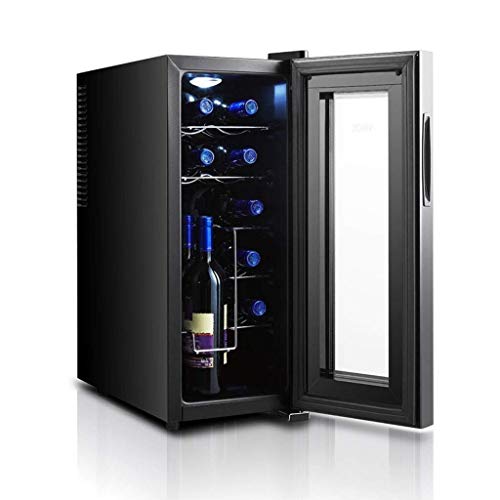 Atten Enfriador de Vino Rojo y Blanco Refrigerador de Vino de Champagne Chiller Bebida Frigorífico Funcionamiento silencioso Nevera Mostrador Bodega 33L
