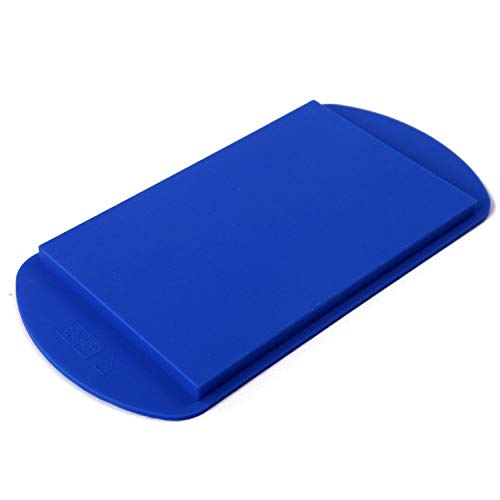 AUFELL Juego de 2 Moldes Cuadrados para Cubitos de Hielo, 160 Unidades, Moldes para cubitos de hielo Molde de forma cuadrada Mini cubitos de hielo Herramienta Para Hacer Cubitos de Hielo Pequeños Azul