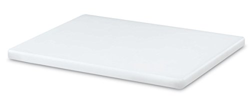 AUSONIA - 66422 Tabla de cortar polietileno de carnicero blanco 30 x 20 x 1