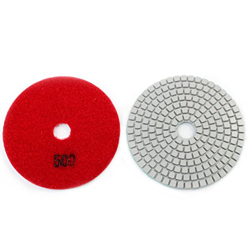 Aussel Diamond Polishing Pad 4 pulgadas húmedo de pulido de rueda conjunto de piedra de hormigón de cerámica de cerámica 11 Piezas
