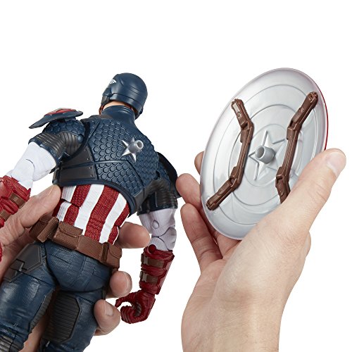 Avengers- Marvel Legends Figura Capitán América, Multicolor (Hasbro B7433EU4)