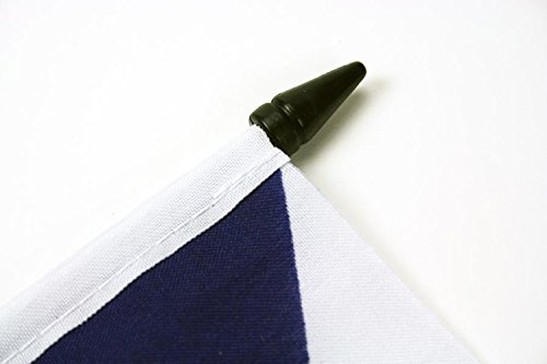 AZ FLAG Bandera de Mesa de MÚNICH 21x14cm - BANDERINA de DESPACHO Munchen EN Bavaria 14 x 21 cm