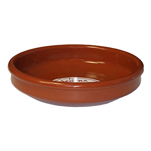 Azofra - Cazuela de barro 18 cm apta para vitro