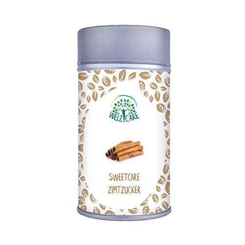 Azúcar SweetCare la canela, la sustitución de azúcar con Erythritol, a Stevia y el Ceilán molido fino la canela la alternativa natural azúcar
