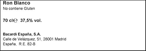 Bacardi Carta Blanca Ron - 700 ml