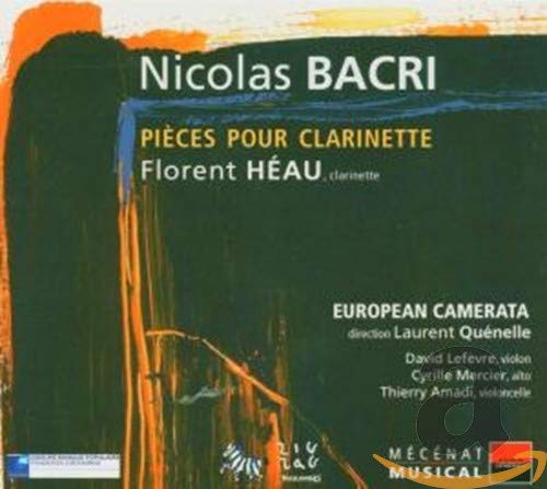 Bacri - Pièces pour clarinette