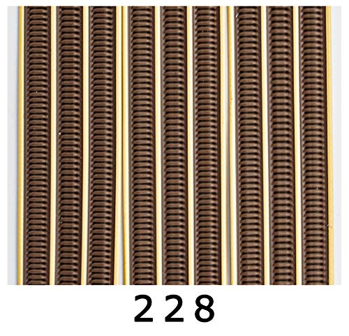 BAI PIN HUI Cortina para Puerta Exterior (Beige&Marron)