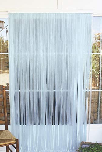 BAI PIN HUI Cortina para Puerta Exterior (Beige&Marron)