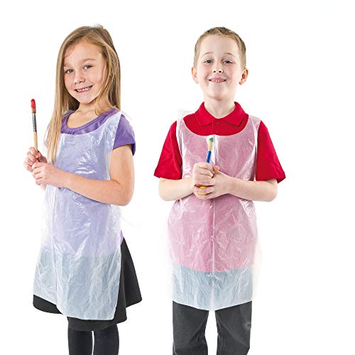 Baker Ross - Delantales desechables (Pack de 50)