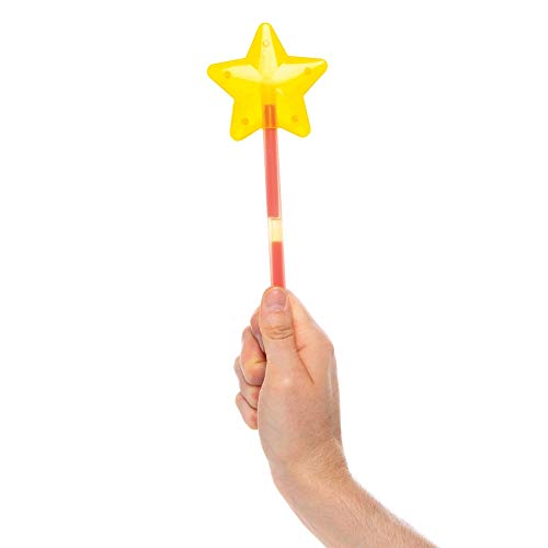 Baker Ross Varita Mágica de Estrella que Brillen en la Oscuridad (paquete de 3) perfecto para que los niños decoren