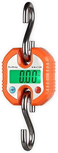 Balanza de cocina digital, 150 kg / 300 libras escala de la grúa, mini electrónica digital doble gama de Altas Prestaciones balanza colgante, conveniente for el equipaje con un peso, ir de compras, la