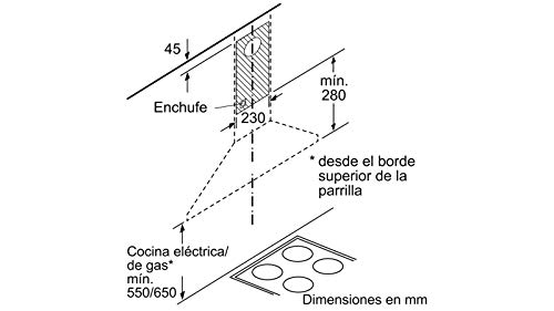 BALAY 3BC696MX Campanas EXTRACTORAS, 3 Velocidades, Acero Inoxidable
