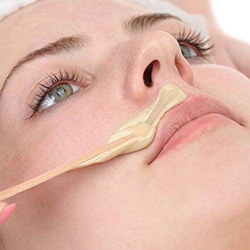 Ballena 400 piezas barras de cera aplicador de cera espátulas pequeñas madera Craft – Varillas para pelo cejas eliminación