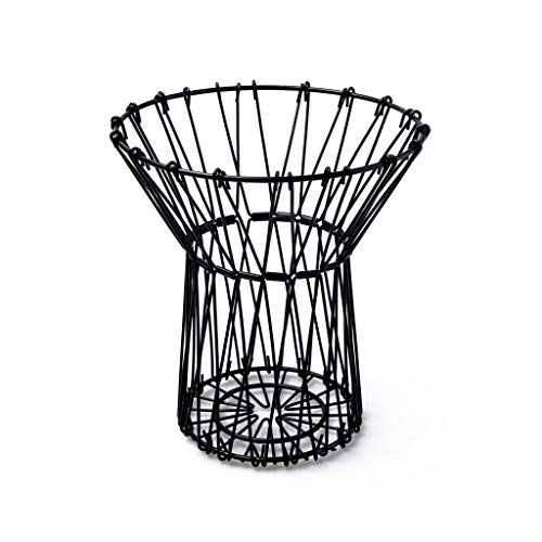 Balvi Frutero Multi Form Color Negro Contenedor Decorativo Ajustable Metal