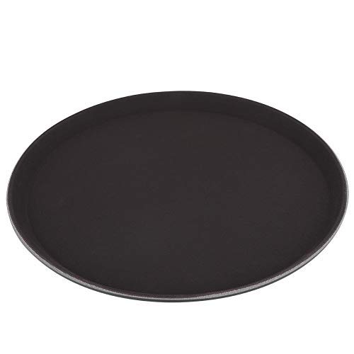 Bandeja redonda para servir de juego de té de plato de bebidas para frutas liviano para servir Bandeja para restaurante Bar (28cm)