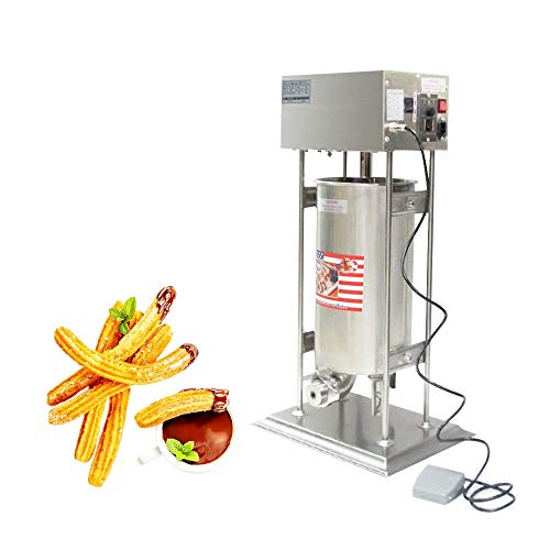 BAOSHISHAN Máquina de Churros 15L 220V Acero Inoxidable Churros Maker Máquina Profesional para Hacer Churros Equipo para Hacer Churros
