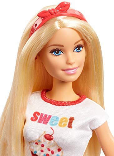 Barbie - Muñeca quiero ser - Barbie y su Pastelería - muñeca - (Mattel FHP57)