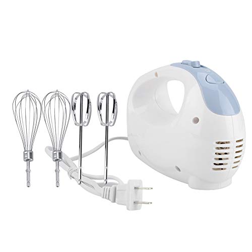 Batidora de mano eléctrica, herramienta de batidor de huevos ajustable de 5 velocidades con 4 batidores para uso de horneado en casa restaurante