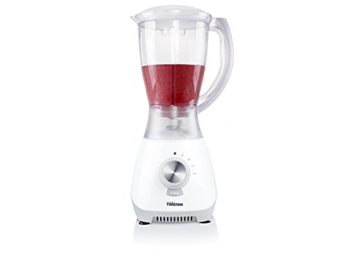 Batidora Tristar BL-4447 – Volumen de 1,5 litros – Cuchillas de acero inoxidable