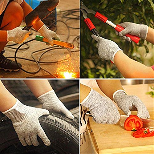 Battercake Guantes Anti-Corte Guantes De Filete De Guantes Pesca Cómodo Diarios Corte De Cocción Seguridad De Las Manos (Color : Colour, Size : XL)