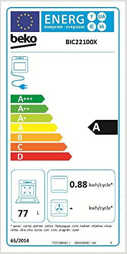 Beko - Horno Multifunción Beko Bce12300X Compacto