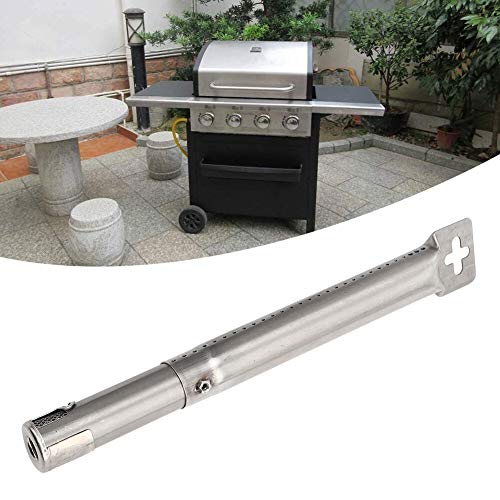 Belissy 4pcs Ajustable Tubo telescópico Tubo de Acero Inoxidable de reemplazo quemadores Parrilla de Barbacoa de Piezas