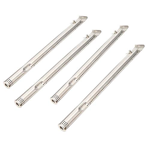 Belissy 4pcs Parrilla de Acero Inoxidable quemadores tubulares de Accesorios de reemplazo apropiado for los Charbroil