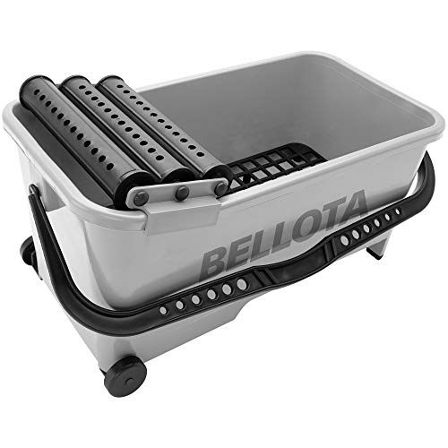 Bellota 5800-3 - Cubo de plástico para alicatador con escurridor de 20 litros