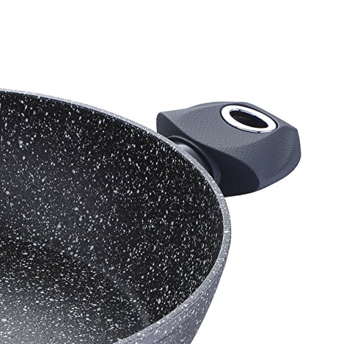 Bergner Q2921 Set 5pc batería de cocina aluminio forjado, inducción, Orion, Gris