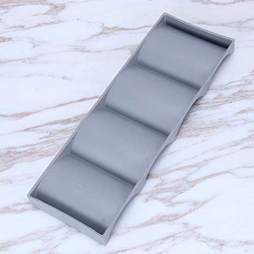 BESTonZON Estante de vino de estilo europeo Estante de apilamiento de vino de plástico Estante de almacenamiento de refrigerador (color aleatorio)