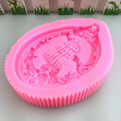 Betrothales Molde De Pastel Jaula De Pájaros Diy Silicona Fondant Sugarcraft Molde De Chocolate Herramienta De Decoración De Pasteles Aromaterapia Molde De Jabón De Yeso Venta Inicio Uso Diario Produc