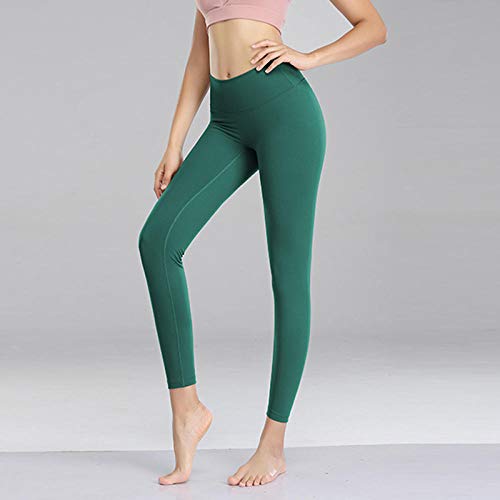 B/H Yoga y Pilates,Deportivos Leggins Mujer,Pantalones de Yoga de Secado rápido con Cintura Alta y Levantamiento de Caderas-Bean Paste_XXXL